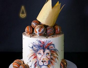 Торт «Нашему королю»