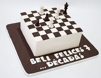 Торт «Шахматы»