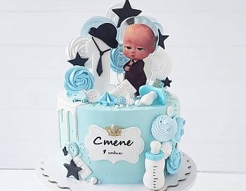 Торт детский «1 год у власти»