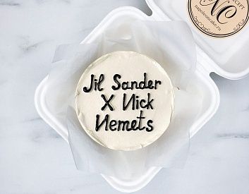 Бенто торт "Jil Sander X Nick Nemets"